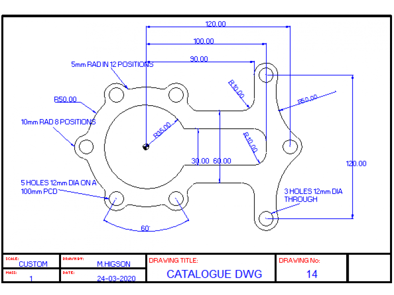 Prototrak  RMX/RLX/KMX 2D AutoCAD DXF Converter