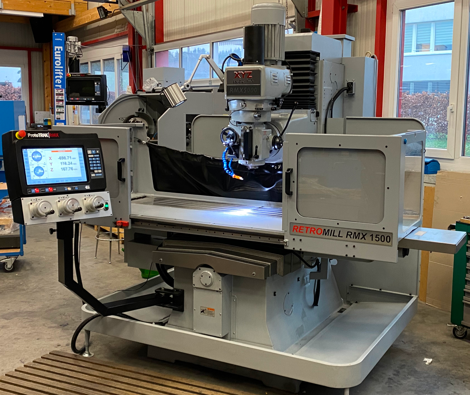 RETROMILL RMX 1500 Swiss Edition Bohr und Fräsmaschine (XYZ RMX